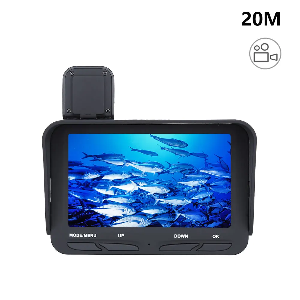 20 М Подводная рыболовная камера 4 3 "HD ЖК дисплей искатель рыбы двойная HD ночная