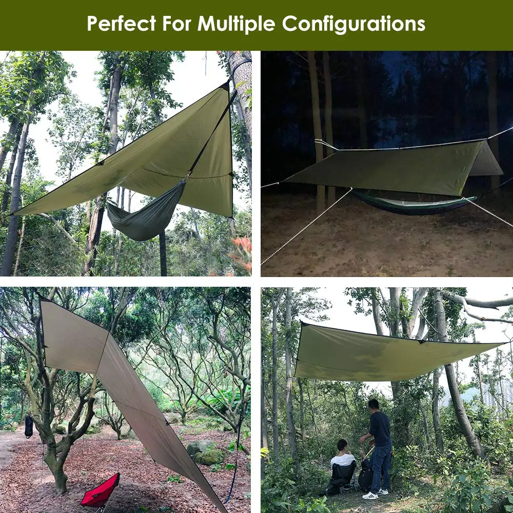 MYJ Lightweight Hammock Fly Tent Tarp Mini Rain Cover Lightweight Diamond Ripstop Nylon Hammock Camping Shelter Canopy Rainfly
MYJ Lightweight Hammock Fly Tent Tarp Mini Rain Cover Lightweight Diamond Ripstop Nylon Hammock Camping Shelter Canopy Rainfly