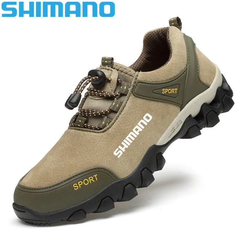 

Обувь для пешего туризма и рыбалки Shimano, Нескользящие ботинки для скалолазания, уличная спортивная дышащая водонепроницаемая нескользящая ...