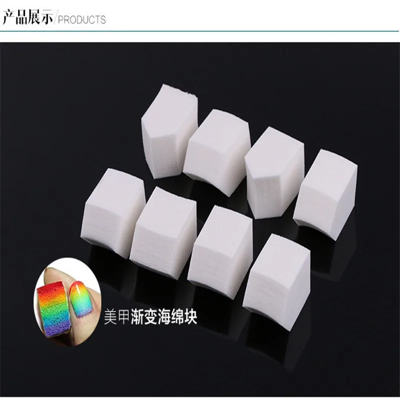 10pcs Soft Nail Gradient Sponge Multifaceted Fitted Nails Art Transfer Coloring Stamping DIY Polish Gel UV Tool
10pcs Soft Nail Gradient Sponge Multifaceted Fitted Nails Art Transfer Coloring Stamping DIY Polish Gel UV Tool