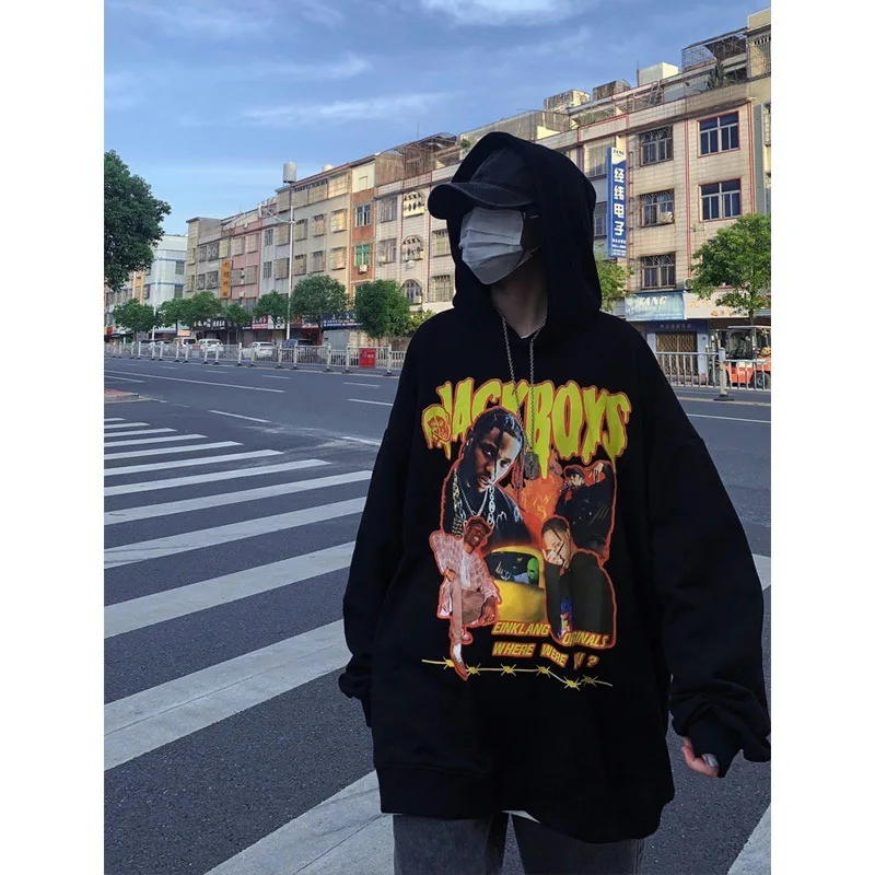 Halloween European and American Jacket 2021 High Street Hoodie Coat Women's Spring and Autumn Thin Hip-Hop Street Top Mid-Length
Halloween European and American Jacket 2021 High Street Hoodie Coat Women's Spring and Autumn Thin Hip-Hop Street Top Mid-Length