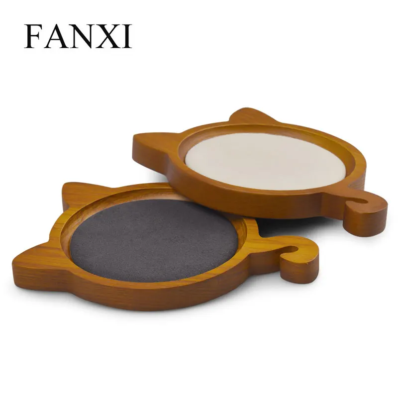 FANXI 2021 новые милые серьги из массива дерева кошка лоток Органайзер для ювелирных изделий из микрофибры демонстрационный держатель
FANXI 2021 новые милые серьги из массива дерева кошка лоток Органайзер для ювелирных изделий из микрофибры демонстрационный держатель