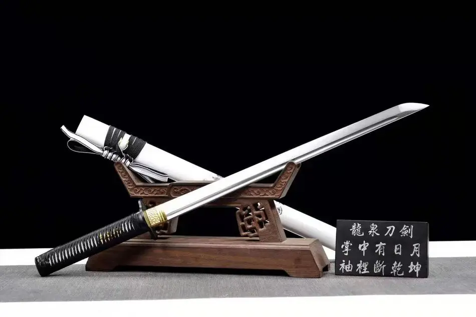 Handmade Japanese Samurai Sword Sharp Spring Steel Blade Wakizashi Battle ReadyFull Tang 
Handmade Japanese Samurai Sword Sharp Spring Steel Blade Wakizashi Battle ReadyFull Tang