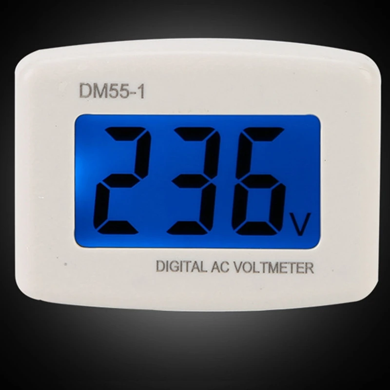 2 Pcs Digital Plug in Voltage Meter DM55-1 Voltage Tester Wall Flat Voltage Measuring EU Plug
2 Pcs Digital Plug in Voltage Meter DM55-1 Voltage Tester Wall Flat Voltage Measuring EU Plug