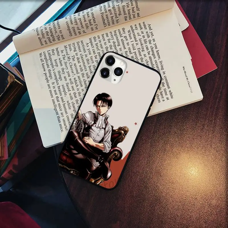 Anime Attack On Titan Levi Ackerman Phone Case for iPhone 11 12 pro XS MAX 8 7 6 6S Plus X 5S SE 2020 XR Soft silicone cover
Anime Attack On Titan Levi Ackerman Phone Case for iPhone 11 12 pro XS MAX 8 7 6 6S Plus X 5S SE 2020 XR Soft silicone cover