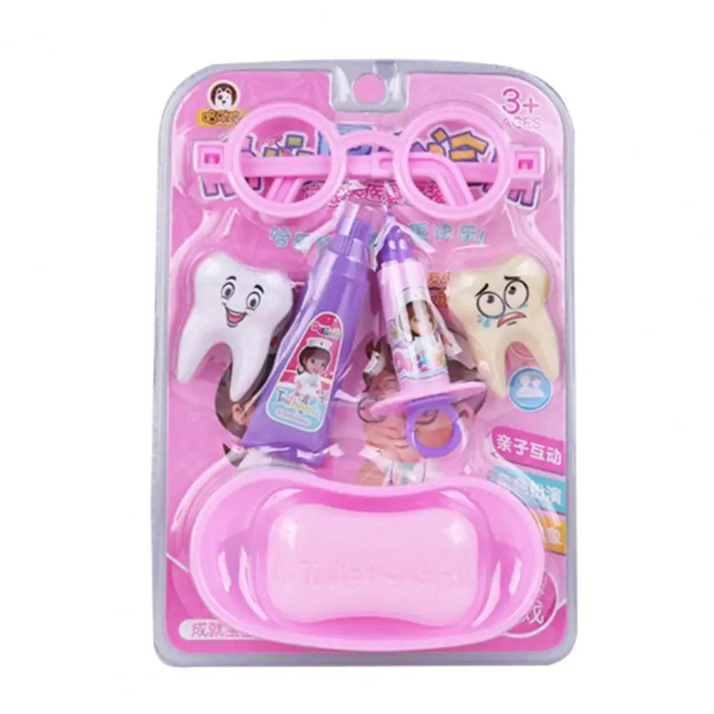 

1 Set Dentist Toys Kit Simulation Role Play Colorful Doctor Nurse Toy Children Cosplay Entertainment Supply Creative Kids Gift
