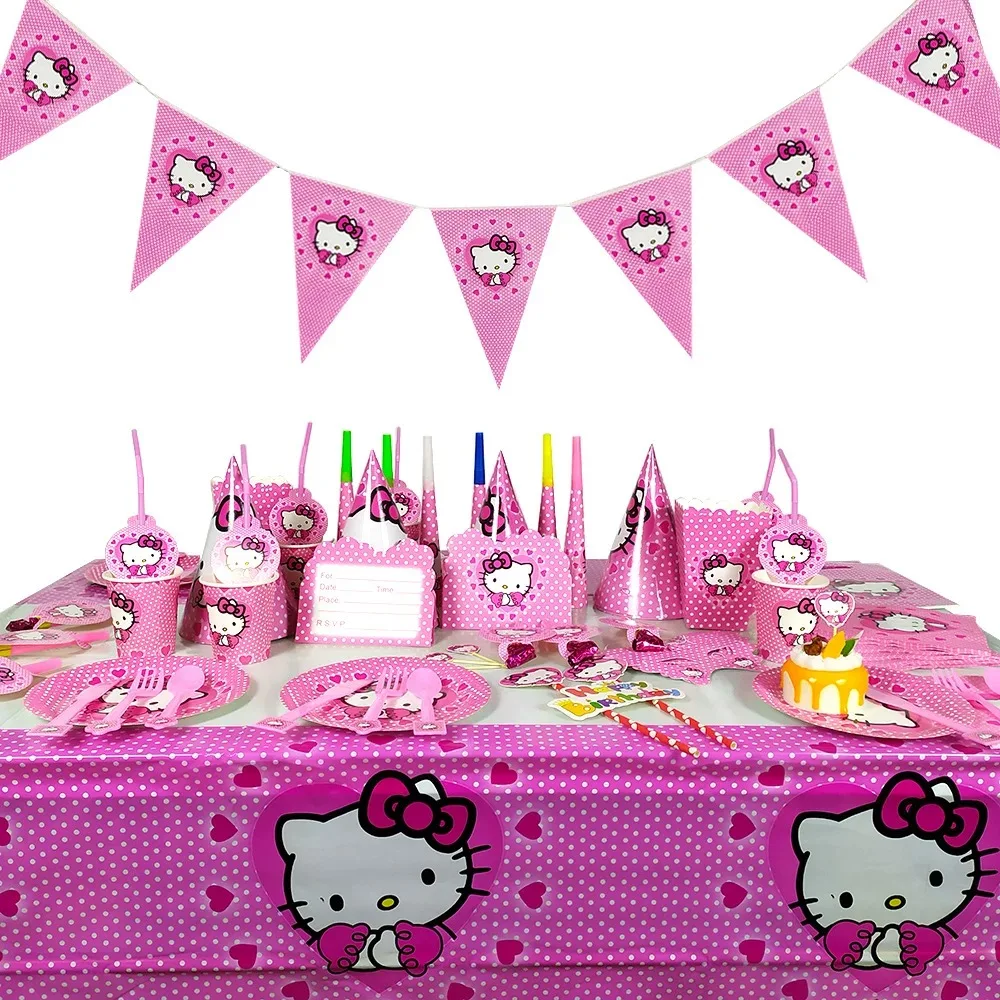 Baby Girl Shower Pink Hello Cat Theme Party Supplies Paper Cup Plate Tablecloth Kids Birthday Party Banner Wedding Decor Balloon
Baby Girl Shower Pink Hello Cat Theme Party Supplies Paper Cup Plate Tablecloth Kids Birthday Party Banner Wedding Decor Balloon