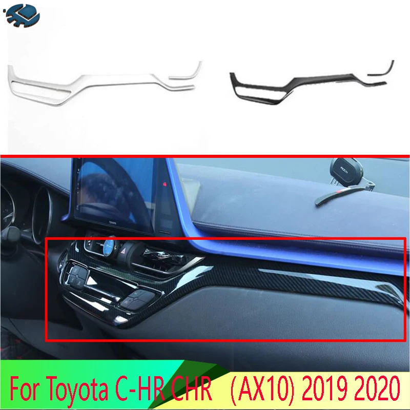 Для Toyota C-HR CHR AX10 2019 2020 автомобильные аксессуары ABS Хромированная центральная консоль интерьерная приборная панель вокруг отделки
Для Toyota C-HR CHR AX10 2019 2020 автомобильные аксессуары ABS Хромированная центральная консоль интерьерная приборная панель вокруг отделки
