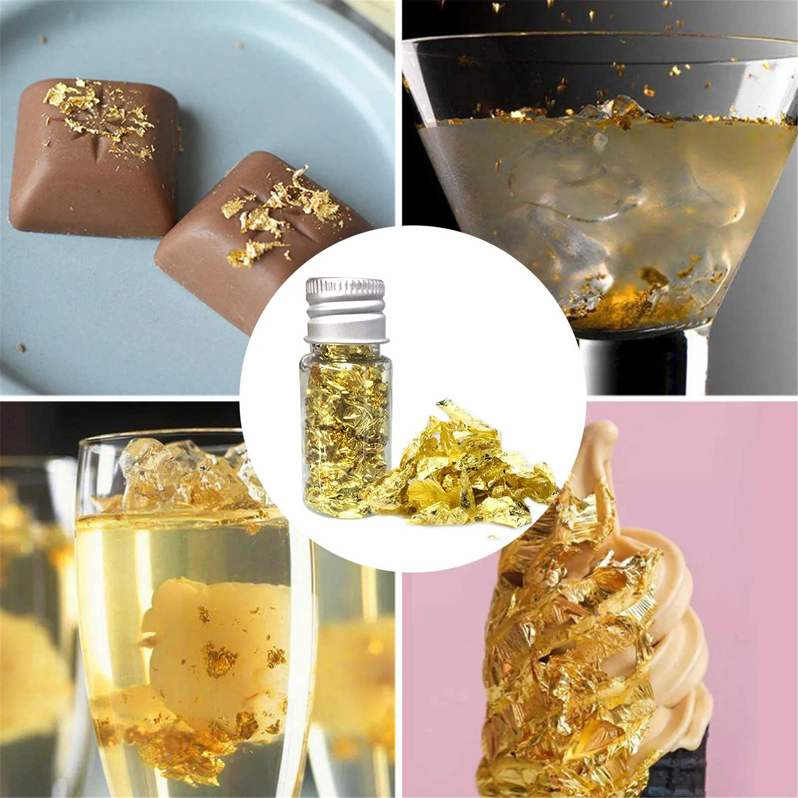 1 Bottle Gold Leaf Flakes Gold Silver Confetti Filling For DIY Epoxy Resin Craft Nail Art Materials Foil Paper Jewelry Making#Y5
1 Bottle Gold Leaf Flakes Gold Silver Confetti Filling For DIY Epoxy Resin Craft Nail Art Materials Foil Paper Jewelry Making#Y5
