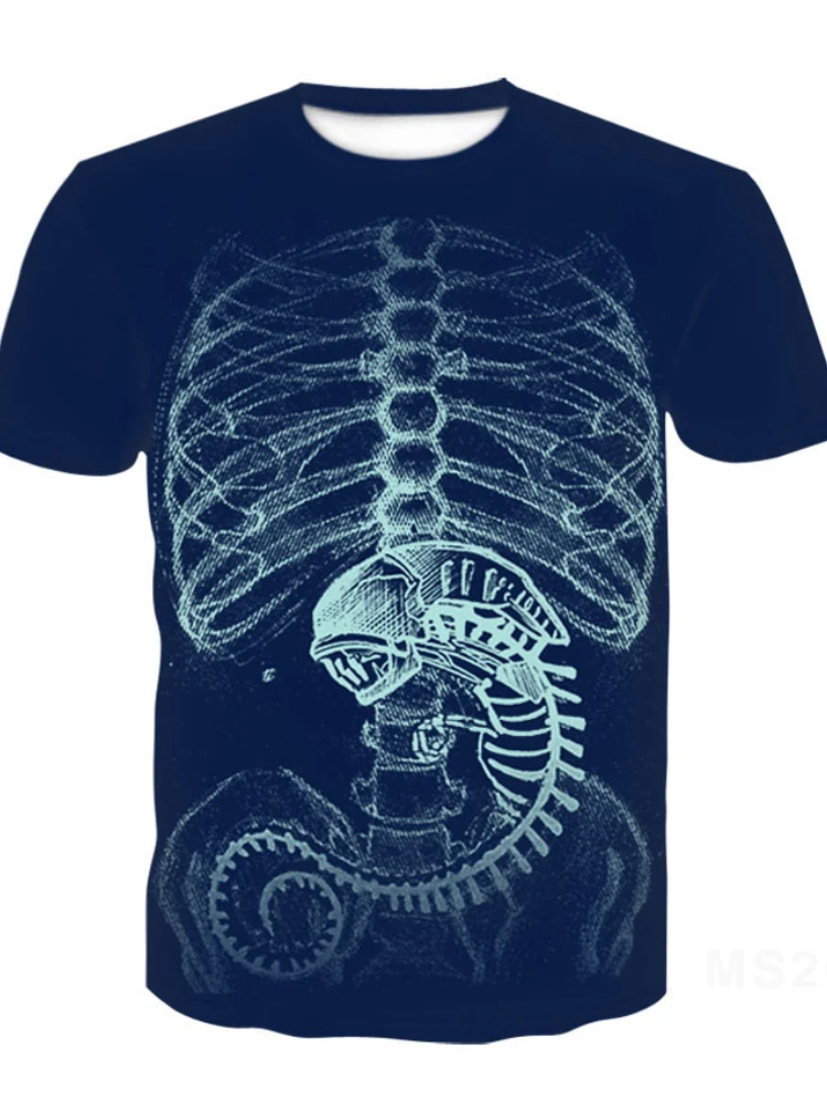 Dry Breathable T-Shirt 2021 New Human Skeleton 3D Printed T-Shirt Short Sleeve round Neck Men's And Women's Short Sleeve
Dry Breathable T-Shirt 2021 New Human Skeleton 3D Printed T-Shirt Short Sleeve round Neck Men's And Women's Short Sleeve