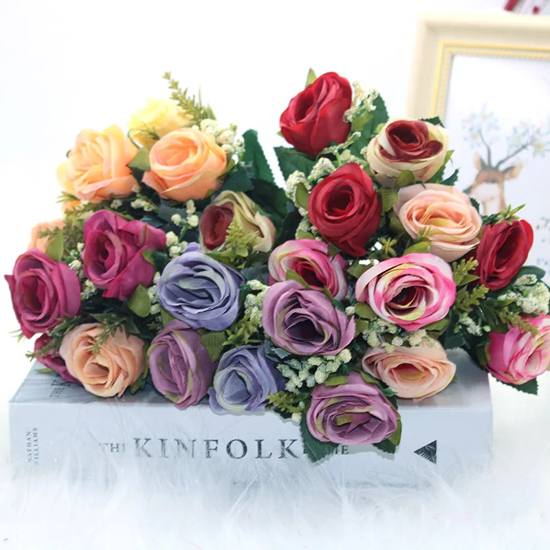 Искусственная Роза Маргаритка искусственный цветок украшение для стола спальни