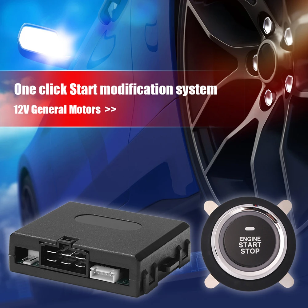 12V Car Engine Start Stop Ignition System Push Button Starter Switch + Module Universal Car Keyless Ignition Module
12V Car Engine Start Stop Ignition System Push Button Starter Switch + Module Universal Car Keyless Ignition Module
