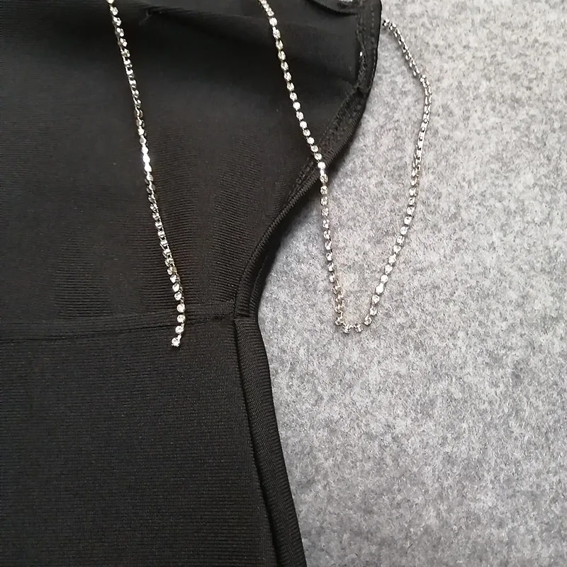 Bevenccel Sexy Women Summer Backless Sequin Bandage Dress Elegant Halter Sleeveless Midi Celebrity Evening Club Party Dress 2021 
Bevenccel Sexy Women Summer Backless Sequin Bandage Dress Elegant Halter Sleeveless Midi Celebrity Evening Club Party Dress 2021