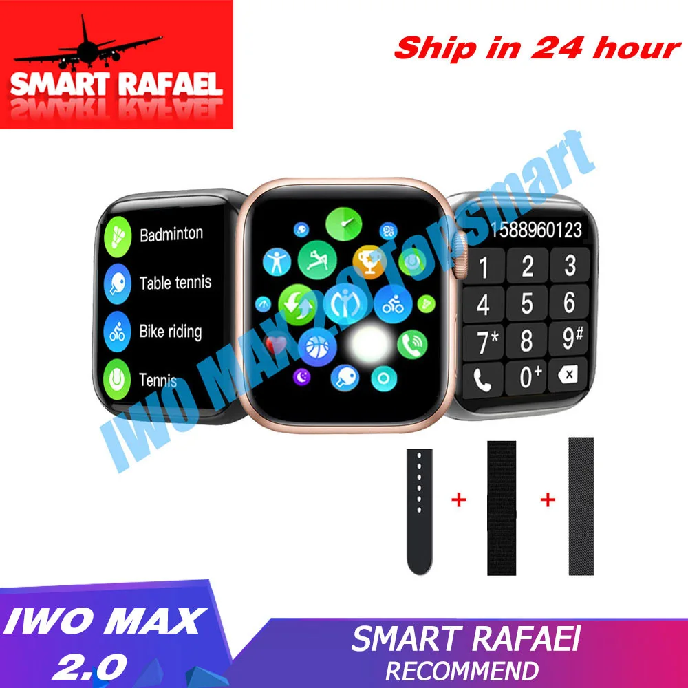 IWO MAX 2.0 Smartwatch Custom Photo Smart Watch Bluetooth Call GPS Tracker Heart Rate Sport Band For Android IOS Phone PK IWO 12
IWO MAX 2.0 Smartwatch Custom Photo Smart Watch Bluetooth Call GPS Tracker Heart Rate Sport Band For Android IOS Phone PK IWO 12