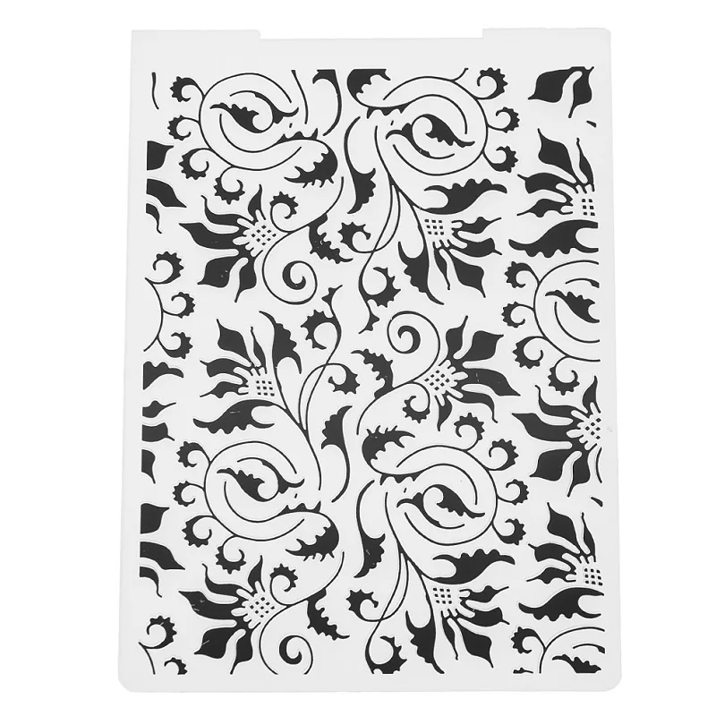 Flower Vine Plastic Embossing Folder Stencils for Scrapbooking DIY Template Paper Card Card Making Wedding Decoration
Flower Vine Plastic Embossing Folder Stencils for Scrapbooking DIY Template Paper Card Card Making Wedding Decoration