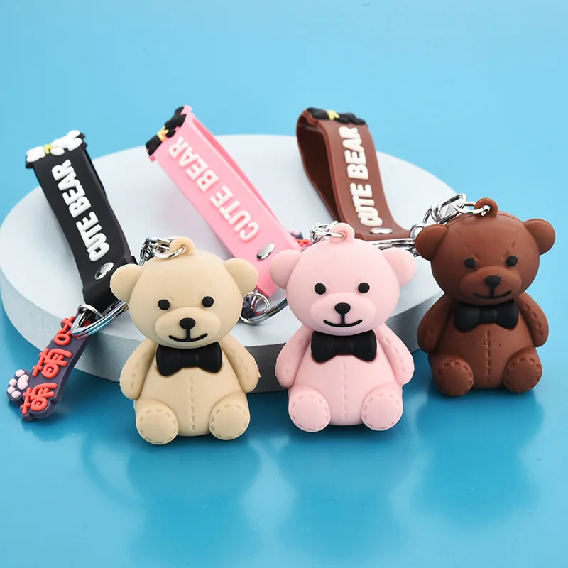 Bow Tie Bear Cartoon Keychain Girl Heart Cute Bear Key Pendant Bag Ornament Small Gift
Bow Tie Bear Cartoon Keychain Girl Heart Cute Bear Key Pendant Bag Ornament Small Gift