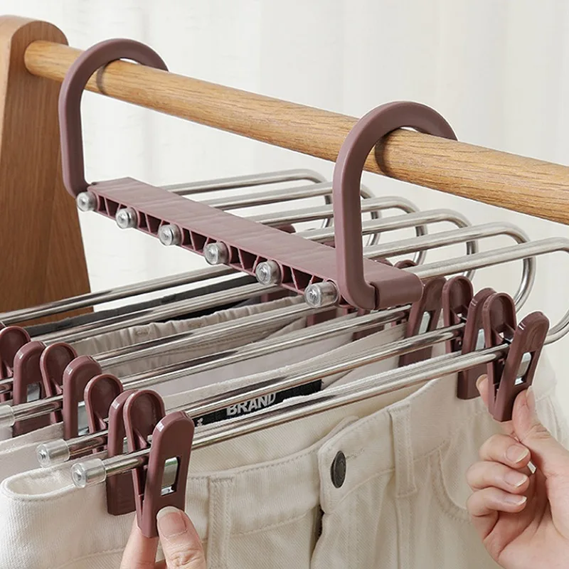 Closet Organizer Space Clothing Rack Magic Hanger Clothes Hook Fashion 5 in 1 Pant rack shelves Stainless Steel Clothes Hangers
Closet Organizer Space Clothing Rack Magic Hanger Clothes Hook Fashion 5 in 1 Pant rack shelves Stainless Steel Clothes Hangers
