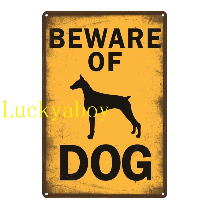 Warning Beware of Dog Vintage Metal Tin Signs Poster Warning Dog Retro Plaque Wall Decoration A12
Warning Beware of Dog Vintage Metal Tin Signs Poster Warning Dog Retro Plaque Wall Decoration A12