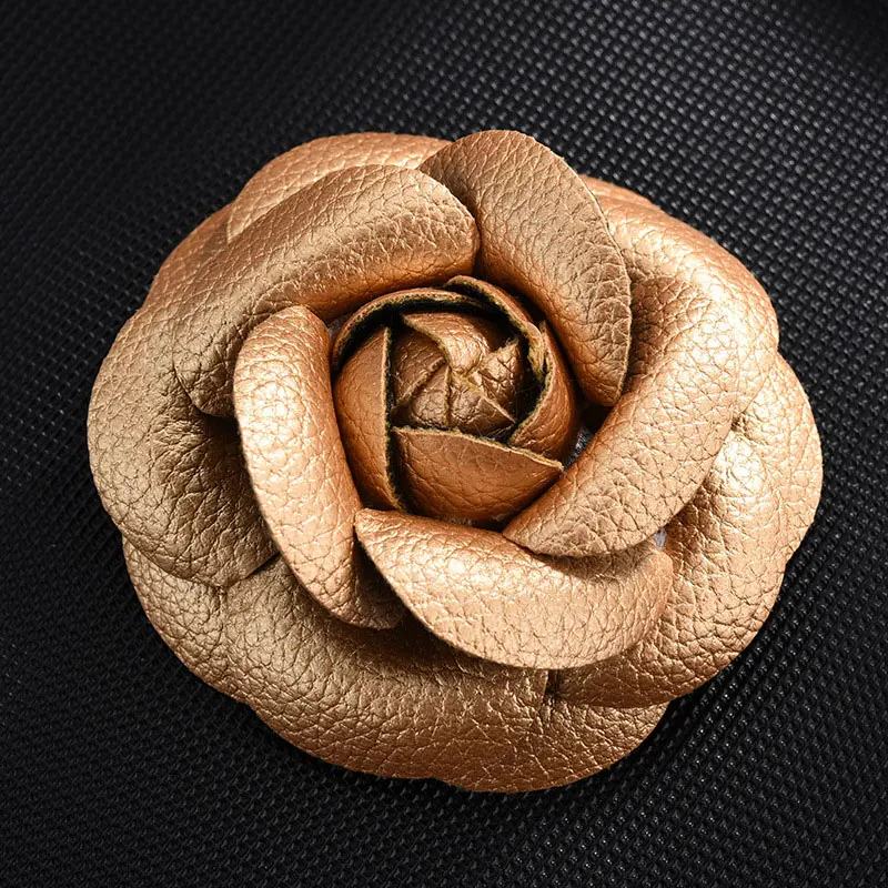Luxury Big Camellia Brooch Pillow Coat Shoes Clothing accessories Decoration Leather Flower pin Brooches
Luxury Big Camellia Brooch Pillow Coat Shoes Clothing accessories Decoration Leather Flower pin Brooches