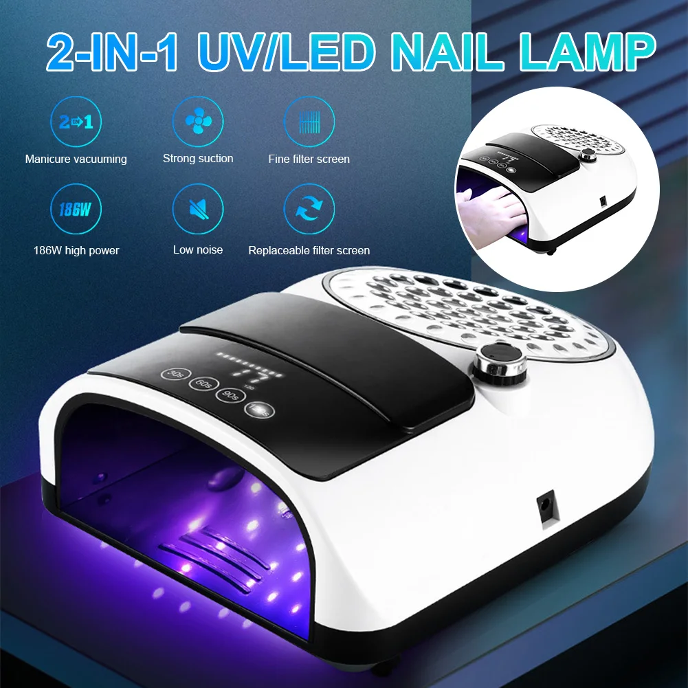 2 In 1 42 LEDs Lamp Nail Dust Collector Manicure with 2 Powerful Fans Vacuum Cleaner Nail Dryer Manicure Machine Tools
2 In 1 42 LEDs Lamp Nail Dust Collector Manicure with 2 Powerful Fans Vacuum Cleaner Nail Dryer Manicure Machine Tools