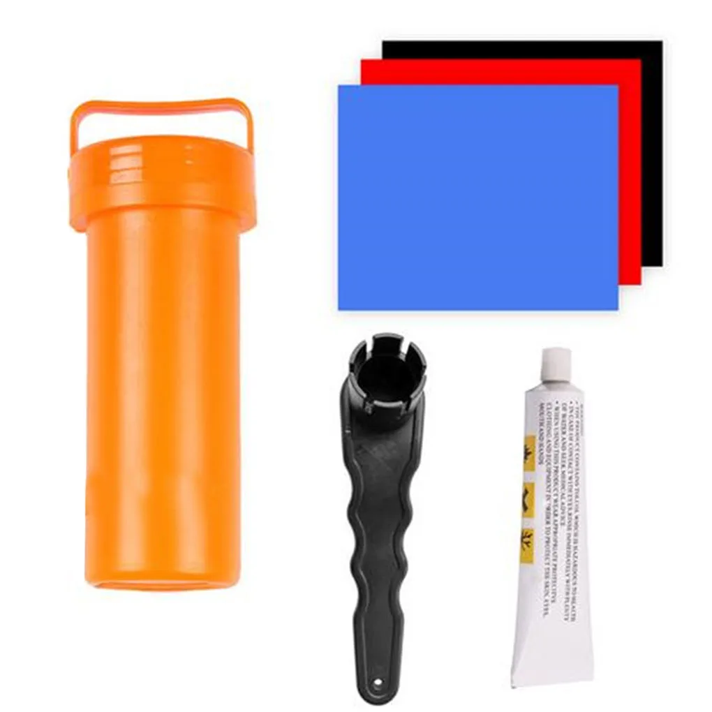 Inflatable Paddle Board Repair Kit Inflatable Kayak Raft Puncture Repair Patches Glue Wrench Set Color Random
Inflatable Paddle Board Repair Kit Inflatable Kayak Raft Puncture Repair Patches Glue Wrench Set Color Random