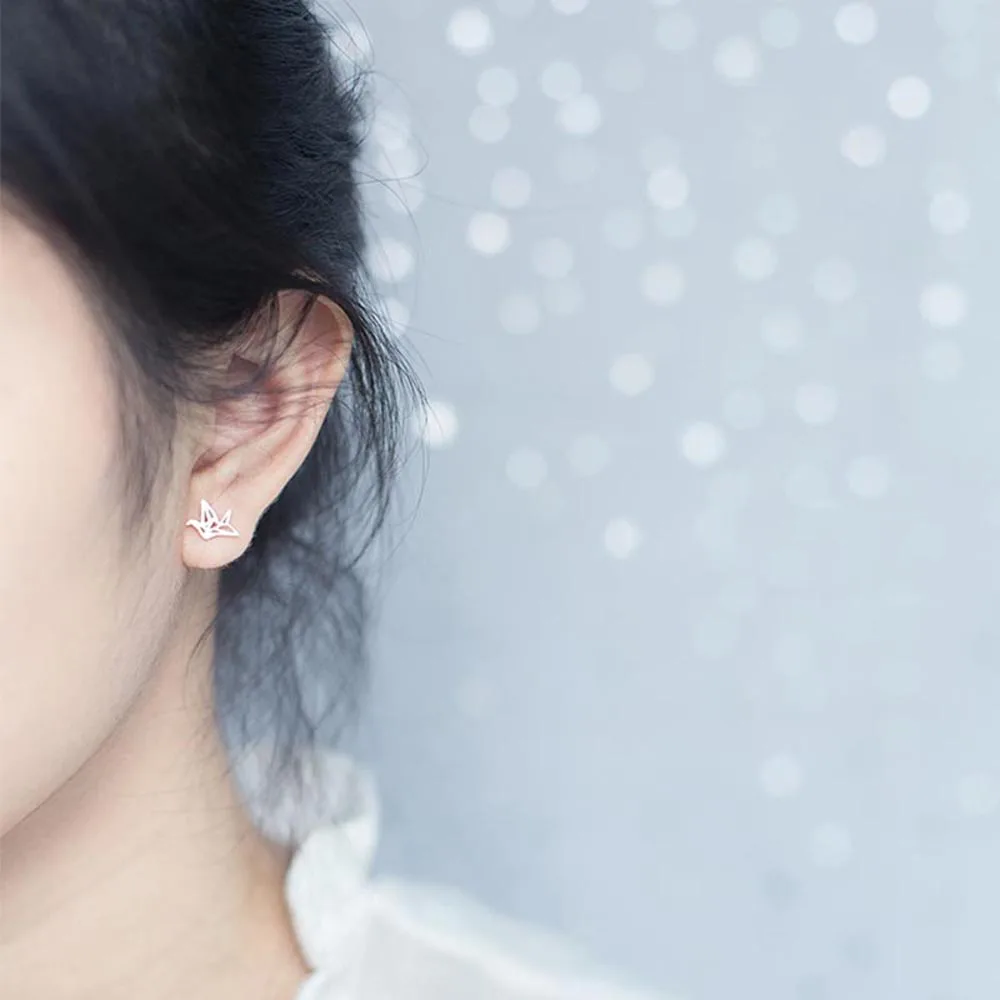 2021Contemporary And Contracted Fashion Lovely Papercranes Shape Stud Earrings Woman's Creative Design Fine Jewelry Earrings
2021Contemporary And Contracted Fashion Lovely Papercranes Shape Stud Earrings Woman's Creative Design Fine Jewelry Earrings