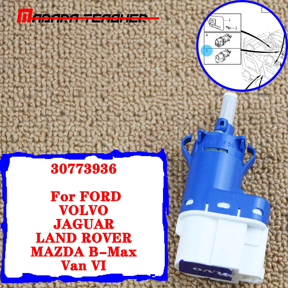 Brake Light Switch For FORD VOLVO JAGUAR LAND ROVER MAZDA B-Max Van VI 4832219 Dash Instrument Panel Cluster-Switch 30773936
Brake Light Switch For FORD VOLVO JAGUAR LAND ROVER MAZDA B-Max Van VI 4832219 Dash Instrument Panel Cluster-Switch 30773936