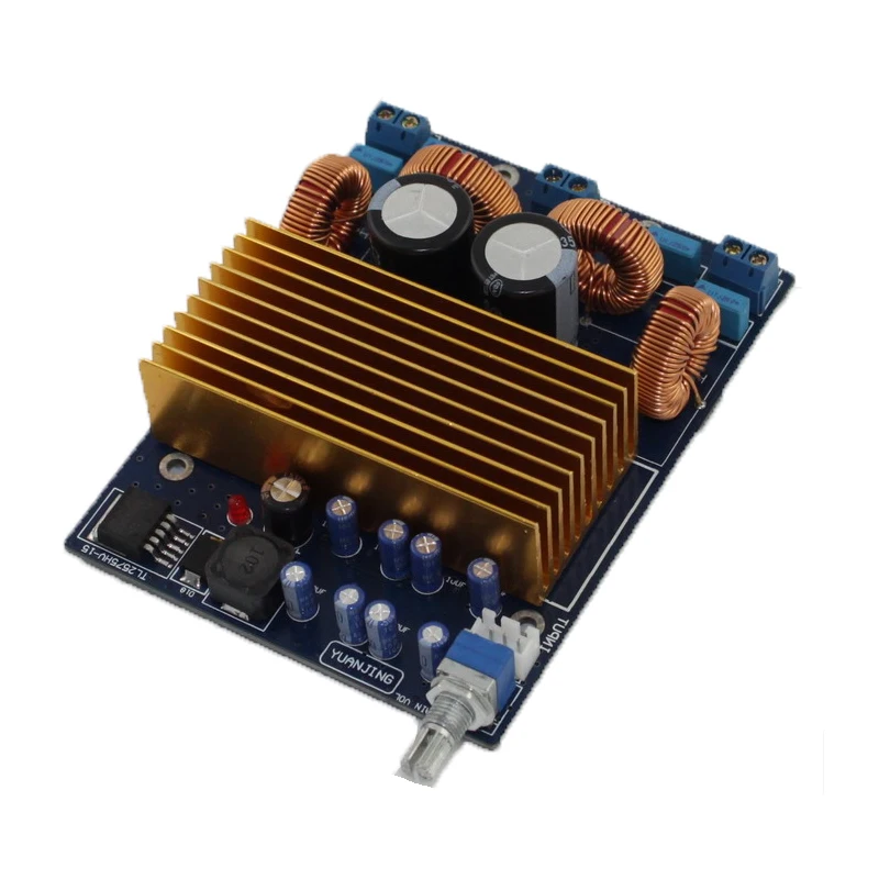 DC32V 2.0 channle Class D digital amplifier board TAS5611+OPA1632DR digital amplifier board (125W + 125W)
DC32V 2.0 channle Class D digital amplifier board TAS5611+OPA1632DR digital amplifier board (125W + 125W)