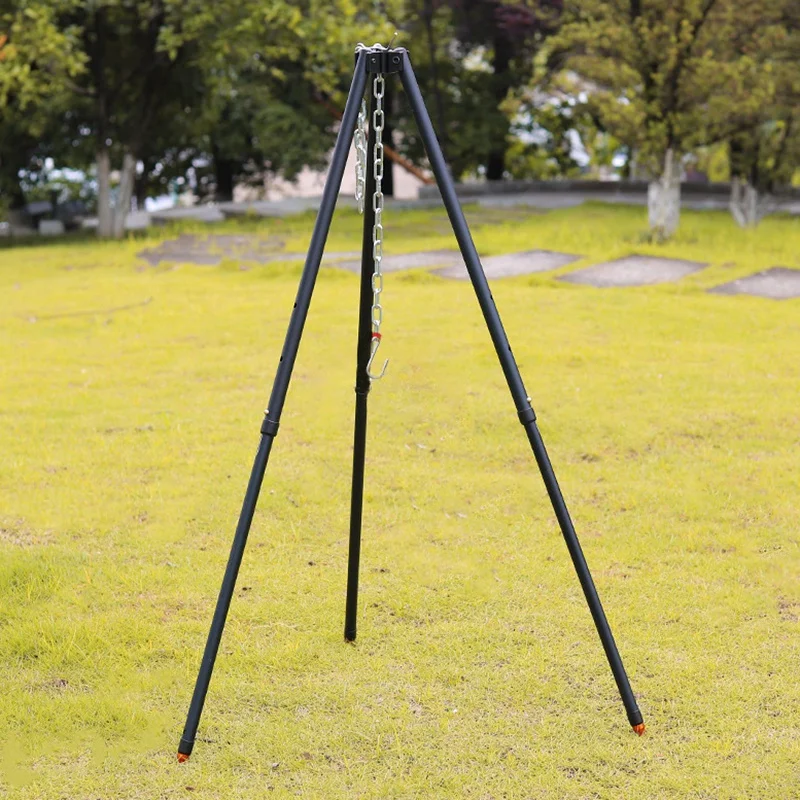 Camping Tripod Fire Hanging Pot Outdoor Campfire Cookware Picnic Grill Collapsible Cooking Tripod Outdoor Party BBQ
Camping Tripod Fire Hanging Pot Outdoor Campfire Cookware Picnic Grill Collapsible Cooking Tripod Outdoor Party BBQ