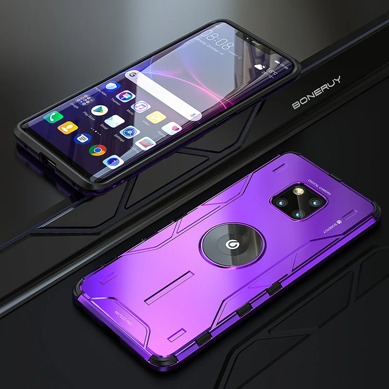 Роскошные Чехлы для Huawei Mate 30 Pro бронированные чехлы с магнитным кольцом