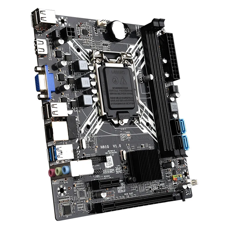 The new H81G computer motherboard supports the full range of Intel Core Celeron/Pentium E3 V3 LGA1150
The new H81G computer motherboard supports the full range of Intel Core Celeron/Pentium E3 V3 LGA1150