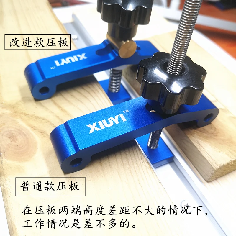 New T-Track Hold Down Clamp carpenter universal Fixed clamp Jig T-Slots Clamping Blocks Platen M8 Screw Woodworking Tools
New T-Track Hold Down Clamp carpenter universal Fixed clamp Jig T-Slots Clamping Blocks Platen M8 Screw Woodworking Tools