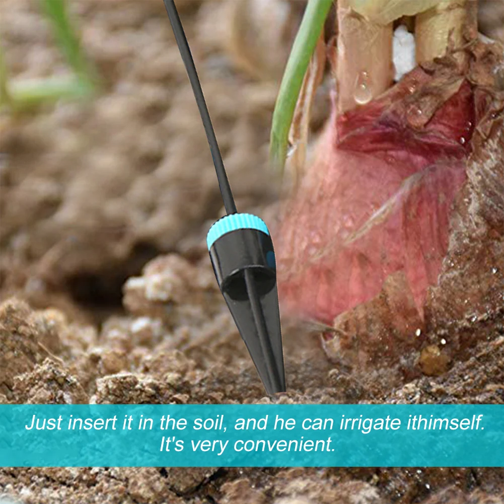 1.6m Drip Irrigation Emitter Farm Automatic Backyard Anti Leakage Watering Potted Flower Outdoor Garden Multifunction Plants 
1.6m Drip Irrigation Emitter Farm Automatic Backyard Anti Leakage Watering Potted Flower Outdoor Garden Multifunction Plants