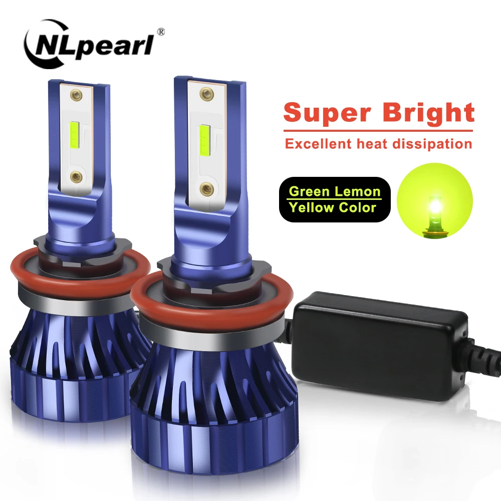 

NLpearl 1pair 12V 16000LM 50W H4 LED 6500K 3000K Lemon H7 H1 H3 H8 H9 H11 9005/HB3 9006/HB4 9004 9007 Car LED Headlights Bulbs