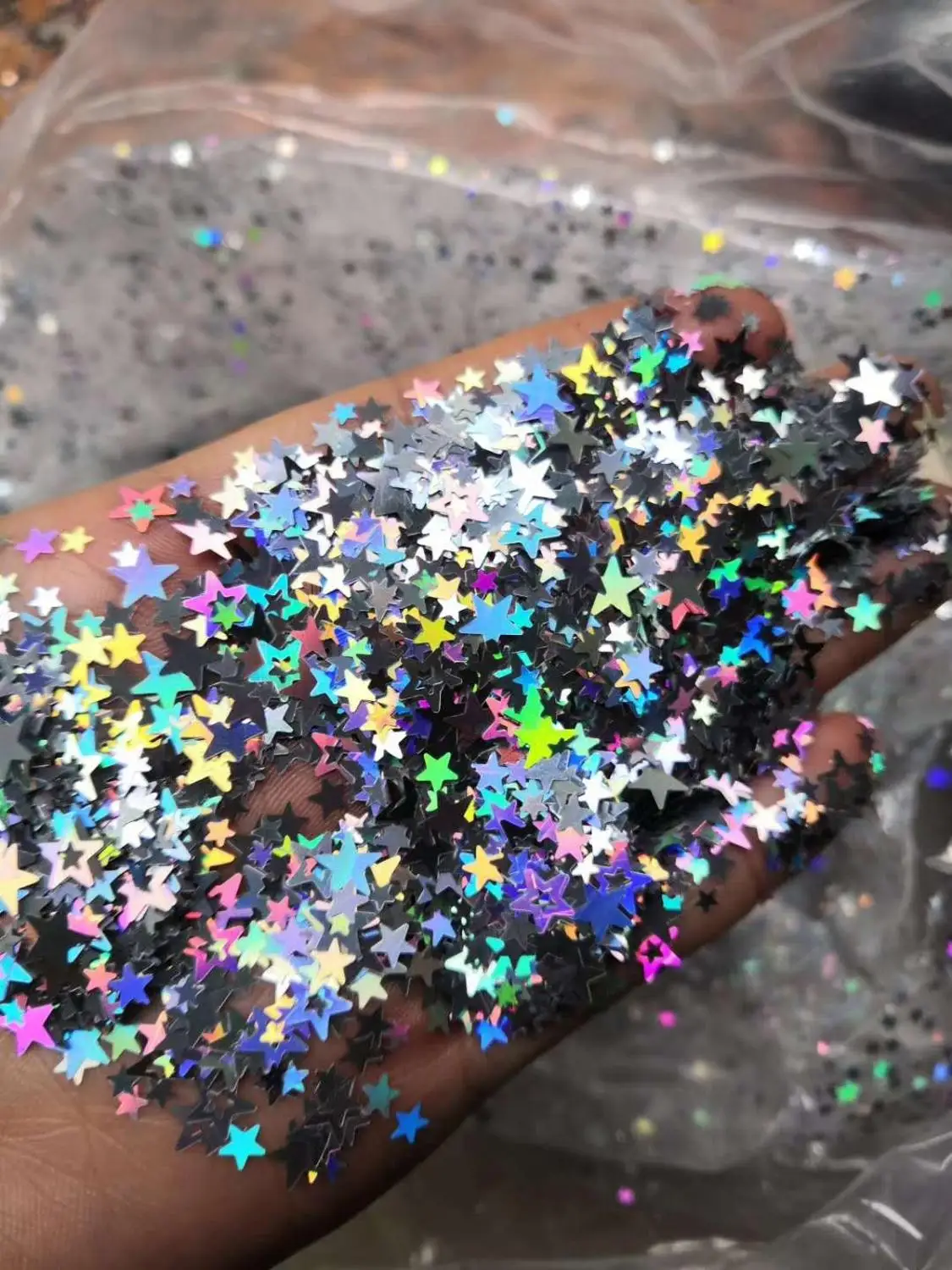 50g Silver Holographic Star Glitter 3mm 6mm Holographic 5 Point Star Glitter | Holo Confetti Iridescent Cross Star Flakes ,66766
50g Silver Holographic Star Glitter 3mm 6mm Holographic 5 Point Star Glitter | Holo Confetti Iridescent Cross Star Flakes ,66766