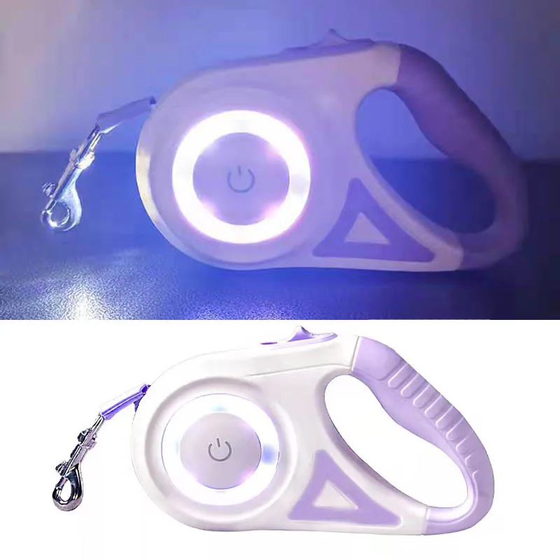Luminous Retractable Dog Leash Rechargeable LED Light Pet Lead Rope 3 Meters Long Fashion Leash For Small And Big Dogs
Luminous Retractable Dog Leash Rechargeable LED Light Pet Lead Rope 3 Meters Long Fashion Leash For Small And Big Dogs