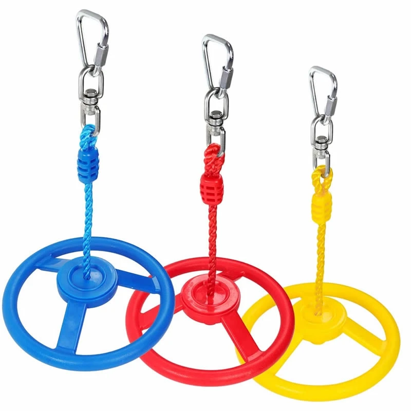 Kids Ninja Wheel with Safety Carabiner Bar Obstacle Attachment for Outdoor Backyard Training Equipment and Swing
Kids Ninja Wheel with Safety Carabiner Bar Obstacle Attachment for Outdoor Backyard Training Equipment and Swing