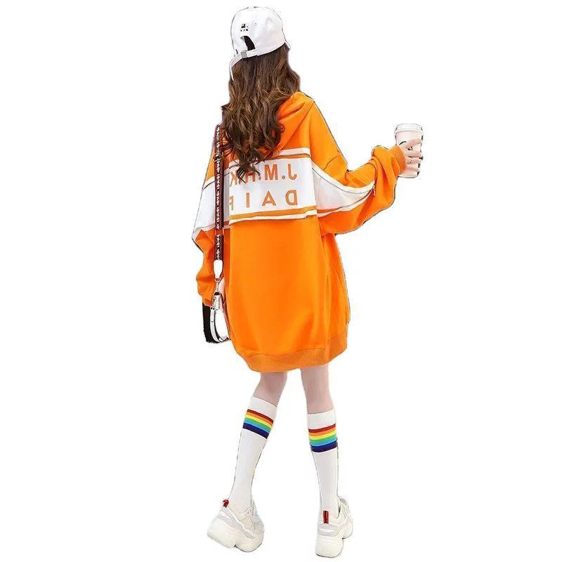 Cross-border thin wei clothing women loose lazy wind fried street hooded sweatshield fashion top manufacturers direct sales
Cross-border thin wei clothing women loose lazy wind fried street hooded sweatshield fashion top manufacturers direct sales