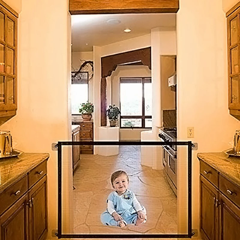 Magic Gate Portable Folding Mesh Baby Safety Fencing Gate Protection Indoor and Outdoor Safe Guard for Kids and Pets
Magic Gate Portable Folding Mesh Baby Safety Fencing Gate Protection Indoor and Outdoor Safe Guard for Kids and Pets