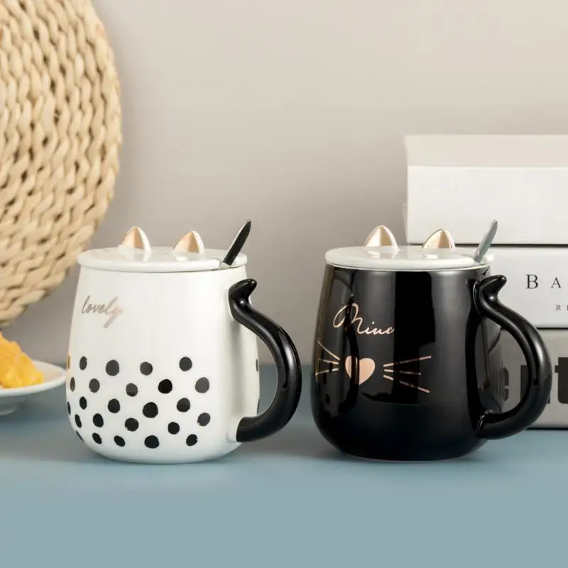 Cute Cat Mug European Style Simple Polka Dot Household Office Creative High Temperature Ceramic Cup Cartoon Coffee Cup
Cute Cat Mug European Style Simple Polka Dot Household Office Creative High Temperature Ceramic Cup Cartoon Coffee Cup