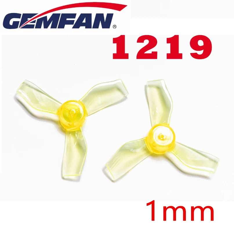 GEMFAN 1219 31 мм 1 отверстие 3 Лопасти пропеллер PC реквизит CW CCW Для 0703 1103 RC Drone FPV Racing
