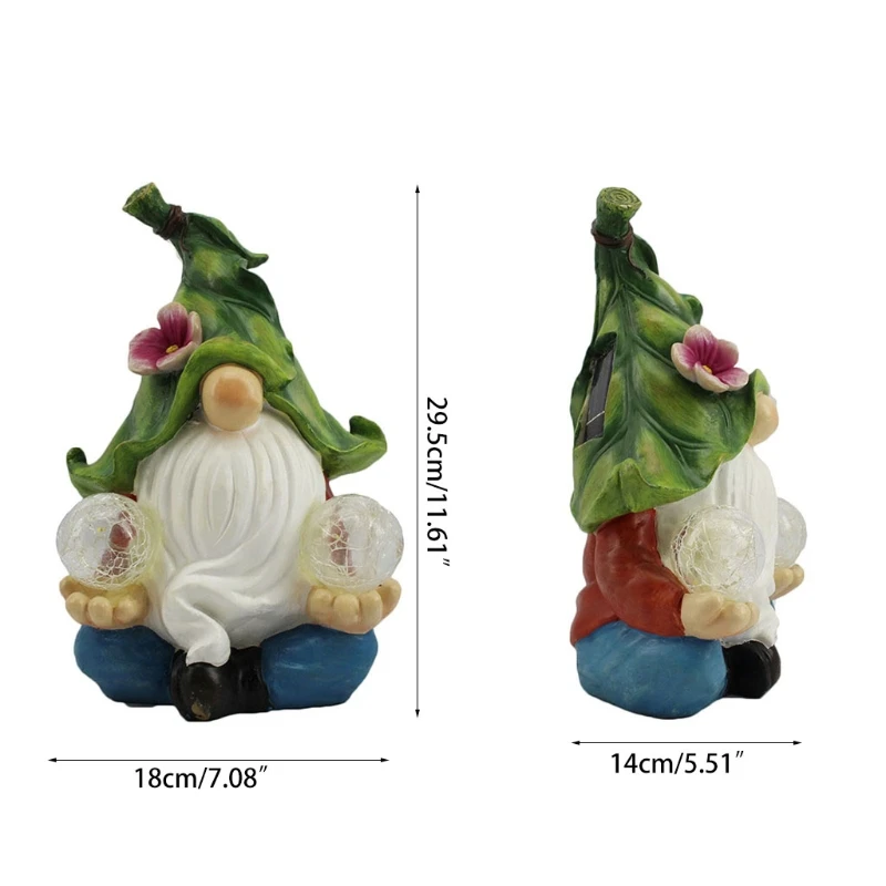 Garden Gnome Statue Resin Figurine Yoga Elf with Solar LED Light Outdoor Decorations Patio Yard Lawn Porch Ornament Gift
Garden Gnome Statue Resin Figurine Yoga Elf with Solar LED Light Outdoor Decorations Patio Yard Lawn Porch Ornament Gift