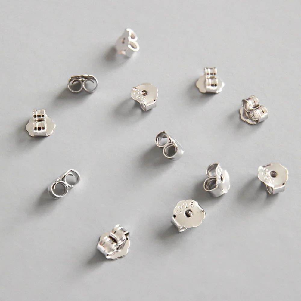 25 Pairs Sterling Silver Earplugs Accessories Classic Wild Earplugs Practical Earplugs Butterfly Earring Backs/scrolls Push Fit
25 Pairs Sterling Silver Earplugs Accessories Classic Wild Earplugs Practical Earplugs Butterfly Earring Backs/scrolls Push Fit