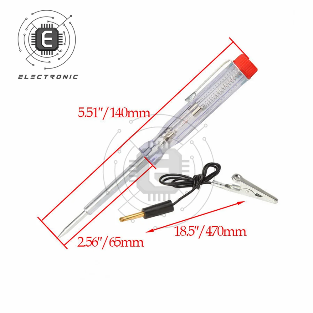 6V 12V 24V Automotive Circuit Repair Electric Pen Repair Line Induction Test Pencil Induction Electroscope Test for Car Vehicle
6V 12V 24V Automotive Circuit Repair Electric Pen Repair Line Induction Test Pencil Induction Electroscope Test for Car Vehicle