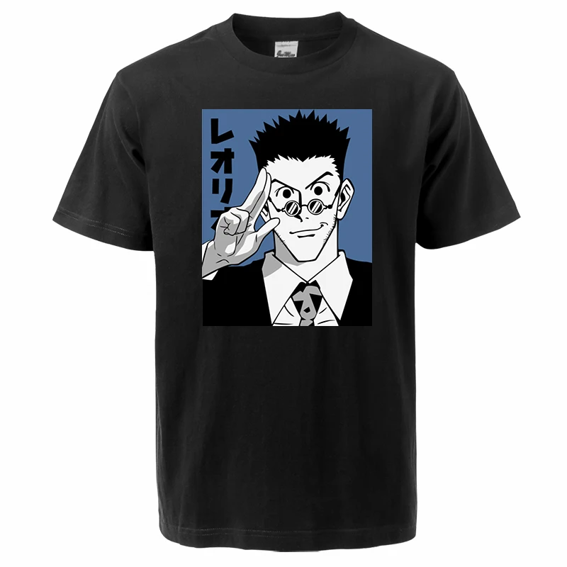 2021 Summer Man Simple Japan Anime HUNTER×HUNTER T shirt Fashion Printing Leorio Top Man Cotton Killua Zoldyck Short-sleeve
2021 Summer Man Simple Japan Anime HUNTER×HUNTER T shirt Fashion Printing Leorio Top Man Cotton Killua Zoldyck Short-sleeve