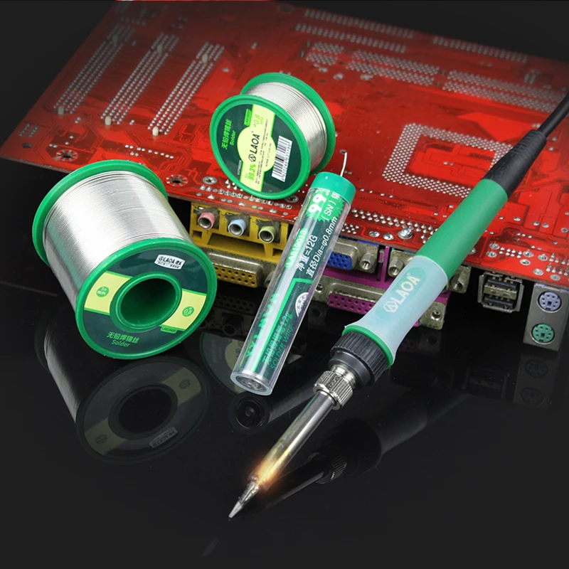 LAOA Active Lead-free Solder Wire 0.8mm for Electric Soldering Iron Welding Belt Rosin Core Tin 99.3% Contained High Purity Tin
LAOA Active Lead-free Solder Wire 0.8mm for Electric Soldering Iron Welding Belt Rosin Core Tin 99.3% Contained High Purity Tin