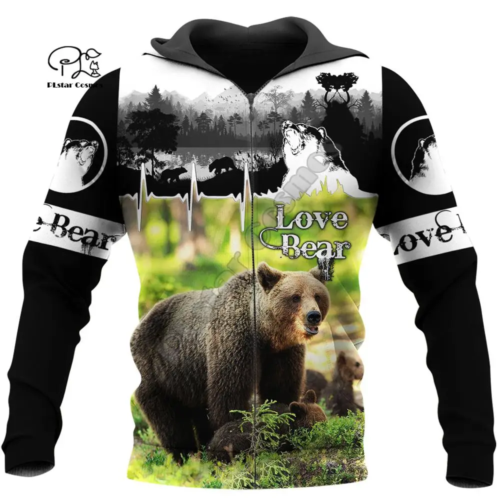PLstar Cosmos 3DPrint Brown Bear Hunter Hunting Animals Funny Men/Women Harajuku Streetwear Hoodies/Zip Hoodie/Sweatshirt/-d17
PLstar Cosmos 3DPrint Brown Bear Hunter Hunting Animals Funny Men/Women Harajuku Streetwear Hoodies/Zip Hoodie/Sweatshirt/-d17