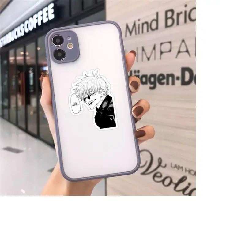 Jujutsu Kaisen Anime Cartoon Phone Case matte transparent For gray iPhone 7 8 x xs xr 11 12 pro plus max mini Funda Clear 
Jujutsu Kaisen Anime Cartoon Phone Case matte transparent For gray iPhone 7 8 x xs xr 11 12 pro plus max mini Funda Clear