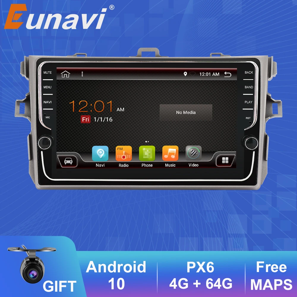 Eunavi DSP 2 DIN Android system car multimedia radio player for Toyota Corolla E140/150 2007-2011 auto radio gps navigation WIFI
Eunavi DSP 2 DIN Android system car multimedia radio player for Toyota Corolla E140/150 2007-2011 auto radio gps navigation WIFI