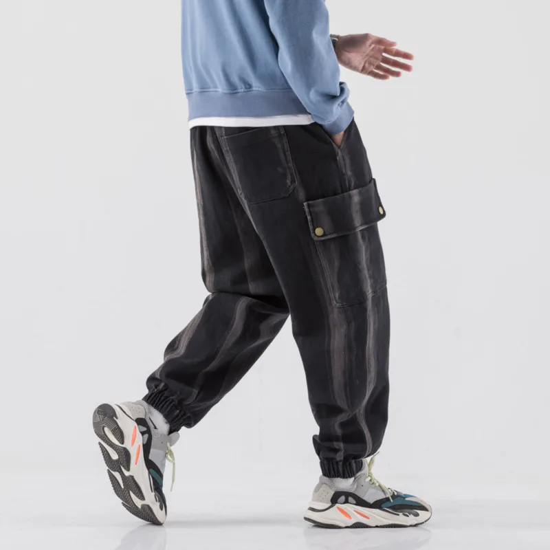 Autumn Cotton Harem Pants Men's Fashion Hit Color Retro Casual Pants Men Streetwear Loose Hip-hop Drawstring Trousers Mens M-5XL 
Autumn Cotton Harem Pants Men's Fashion Hit Color Retro Casual Pants Men Streetwear Loose Hip-hop Drawstring Trousers Mens M-5XL